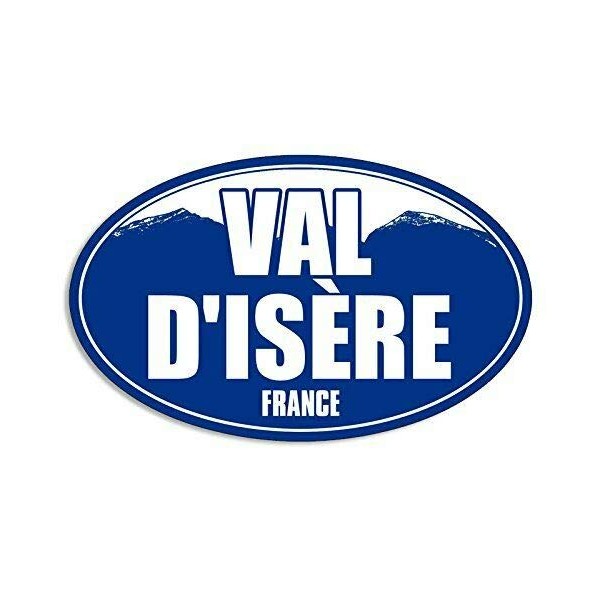 JR Studio 3x5 inch Blue Mountain Oval VAL D ISERE