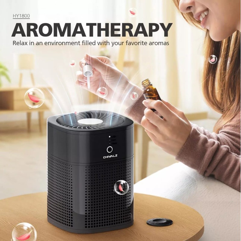 Chivalz 2 Pack Air Purifiers HY1800 Black New