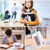 Mesh Transparent Pencil Case,Grid Mesh Pencil Case with Zipper,1PCS White