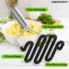 Urbanstrive Non-Scratch Silicone Potato Masher Kitchen Tool, Potatoes Masher Potato