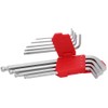 9pcs Ball End L Shape Hex Key Wrench Set Sewing