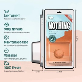 Raccoon Shenanigans Nothing Gift - Funny Gag Gift for Men Who Want Nothing Or Have Everything - Hilarious White Elephant Gift of Nothing - Christmas Stocking Stuffer Useless Box