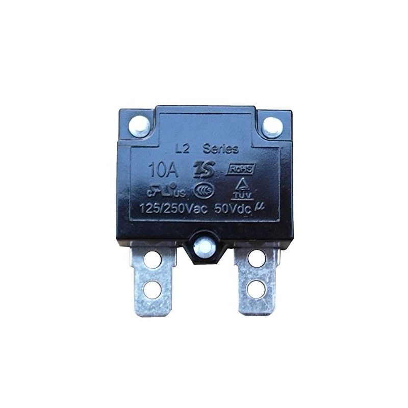 2Pcs 10A 125/250Vac 50Vdc Automatic Reset Relay Fuse Therma Switch