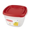 Rubbermaid Easy Find Lid 7-Cup Food Storage Container, Red
