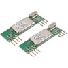 TECNOIOT 2pcs RXB6 433MHz Superheterodyne Radio Receiver Module