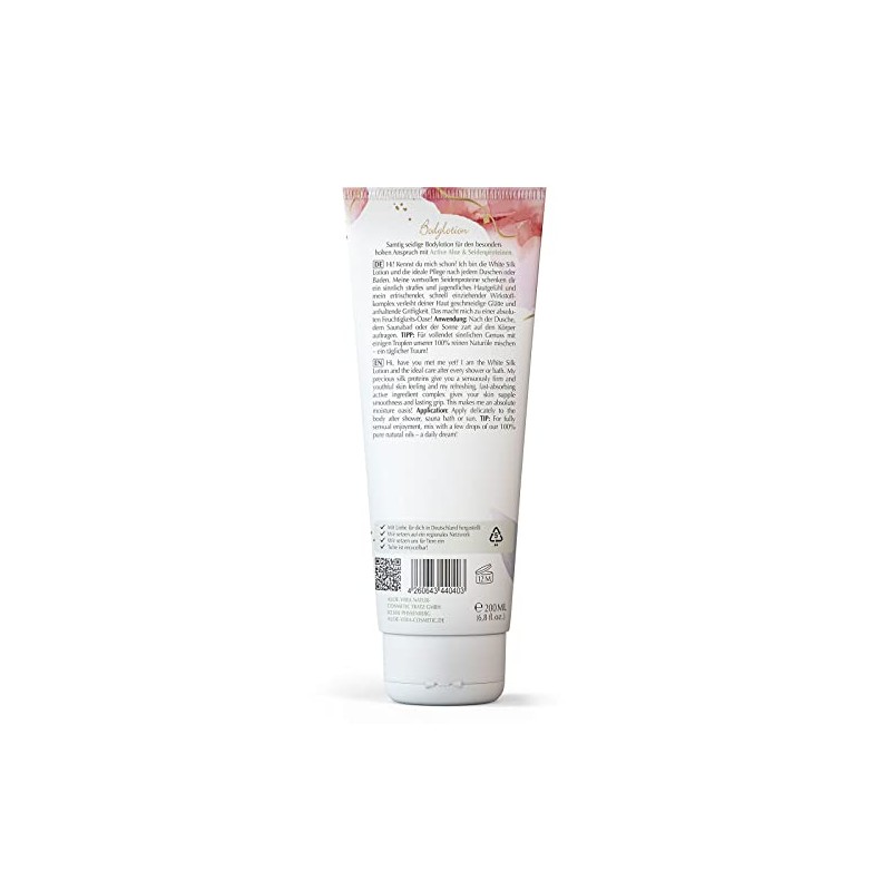 Aloe Vera Cosmetic Tratz White Silk Lotion Body Touch Series