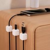 Asphodelia 24PCS Magnetic Cable Holder,Cord Organizer Holder Hide Phone Charging