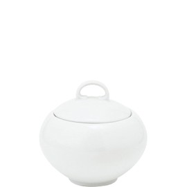 KAHLA 052001A90005C Aronda Zuckerdose 0,25 l | weißer Zuckerbehälter aus Porzellan