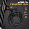 Yobbom Heavy Duty Chain Lock & Combo Cable Lock with