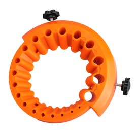 LUMOOM Drill Sharpener Tool, 2 to 13 mm Drill Bits for 125 mm Drill Grinding Angle Grinder, Multipurpose Drill Sharpener, Drill Grinding Attachment, Old Drill Grinding Machine (Orange)