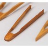 Carbonized Bamboo aisutongu [18 x 5 x 1 cm] [Tongs]