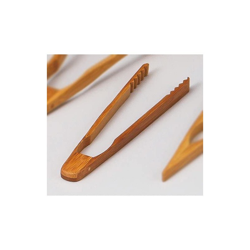 Carbonized Bamboo aisutongu [18 x 5 x 1 cm] [Tongs]