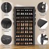 VTRIN Tall Shoe Rack with Cover, 10 Tier Shoe Organizer