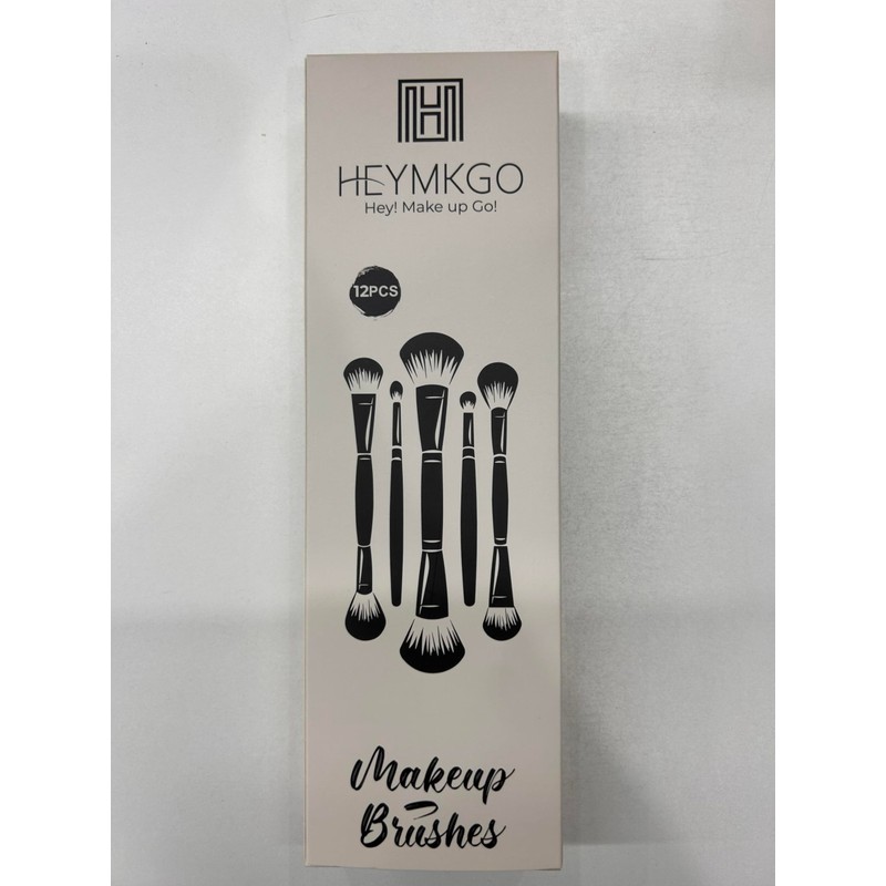 HEYMKGO Pinselset Makeup 12PCS Doppelseitiges Professionelles Makeup Pinsel Set -