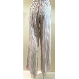 Victoria's Secret Lounge Drawstring PJ Sleep Bottom Pants w Pockets Stripe S