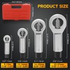 weyleity 4 Pack Metal Nut Splitter Set | Heavy Duty