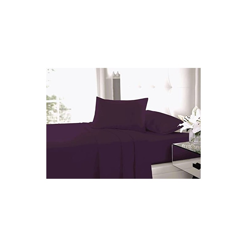 Fitted Bed Sheet With FREE MATCHING 2 X PILLOW CASES