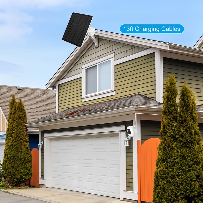 Solar Panel for Ring Camera, Solar Panel for Ring Stick