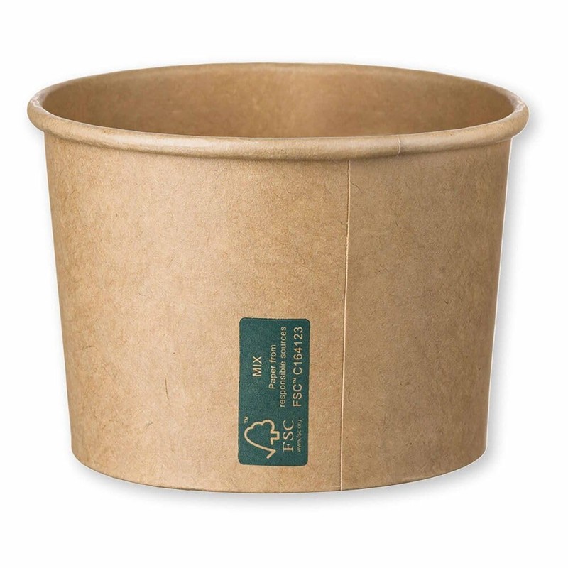 VEPATIM 50 ice cream cups made of kraft paper FSC®