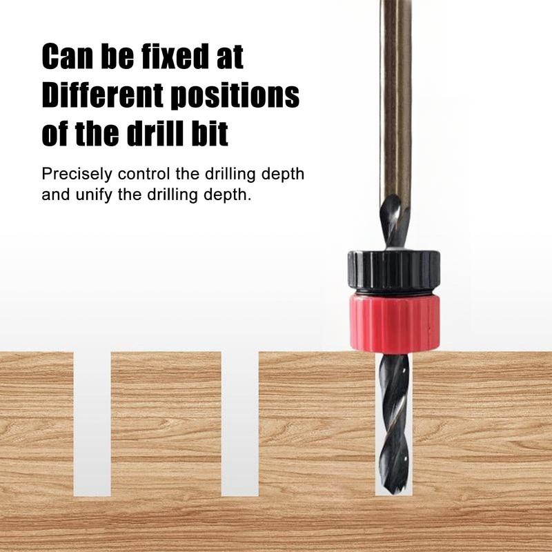 Drill Bit Depth Stop | Adjustable Woodworking Drilling Tools |
