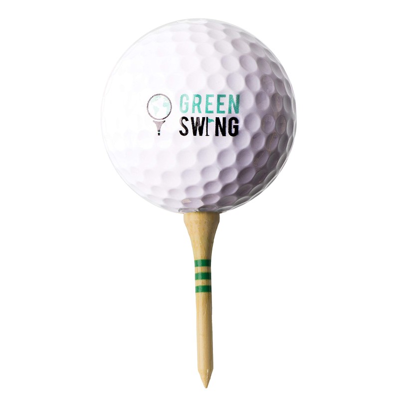 Green Swing Bamboo Golf Tees | Strong Sustainable Biodegradable |