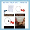 Professional Chicken Waterer Cups, 8pcs Large Chicken Water Feeder, Automatic