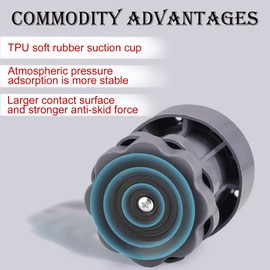 Anti Vibration Pads For Washing Machine Support, Adjustable Dryer Shock And Noise Cancelling Pads, Washer Foot Pad, Anti-Walk Protects Pedestals, Anti-Slip Rubber Feet Pad Stabilizer, Set Of 8