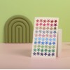 10 Colors，1800 Pack，Foil Star Metallic Stickers.0.6" Diameter.