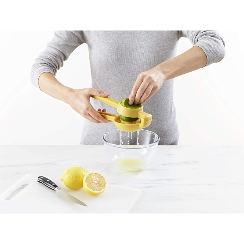 Joseph Joseph  JuiceMax Dual-Action Citrus Press, Lemon Lime Orange Juicer