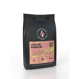 Chapter 4 Coffee Italian Coffee Beans | Finely Crafted Coffee Roasted in the UK | Gourmet Beans for Great Tasting Coffee at Home or On the Go | Premium Single Origin Arabica Beans