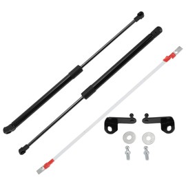 TUCKBOLD Lift Supports Struts for Ford Bronco 2021-2024 Front Hood Gas Spring Black with Connecting Wire,Mounting Bracket,Gasket 2Set