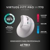 Acteck Mouse Ergonomico VIRTUOS Fitt Pro MI770 1600dpi Inalambrico 8