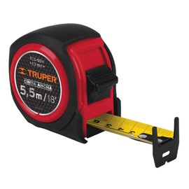 TRUPER Flexómetro Compacto Con Grip 55 M Cinta 1 Truper                                                                                               
