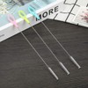 10Pcs Multicolor Metal Straw Cleaner Brush, Stainless Steel Long Cleaning