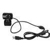 Wired USB Computer Camera with Microphone, 360° 1080P Full HD
