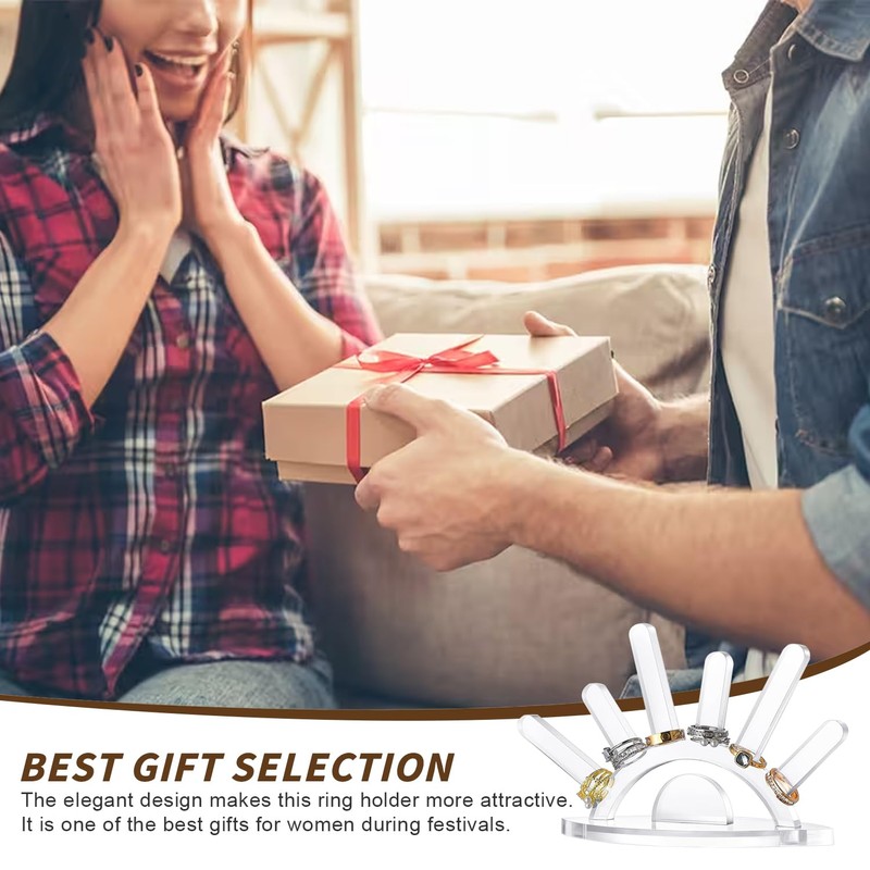 xiruiubao Ring Holder Ring Stand, Removable Ring Storage Made of