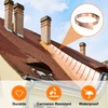 HARFINGTON 2pcs Copper Sheet Roll 0.3mm Thick Copper Flashing 99.95%