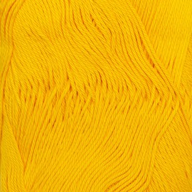 Cottonify DK Weight Pack of 2 100% Combed Cotton Mercerized Crochet and Knitting Yarn| 4 Ply DK Medium Weight | Gassed & Mercerized Ne 6/4 Soft Yarn – 186 Yd 100 Grams per Ball (2, Canary Yellow 298)