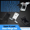 4PCS Upper & Lower Door Hinge Set Left & Right