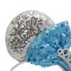 ECOSCO 2 Pcs Mouse Ears Headbands Glitter Sparkly Princess Ears
