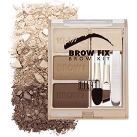 Milani Brow Fix Kit - Vegan, Cruelty-Free Eyebrow Color that Fills and Shapes Brows (Medium)