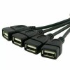 Unbranded 4 Port USB 2.0 High Speed Hub Octopus Splitter