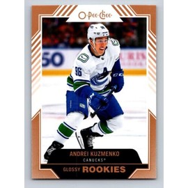 2022-23 Upper Deck O-Pee-Chee Glossy Bronze #R12 Andrei Kuzmenko Rookie Card RC Hockey Card Vancouver