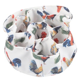 Kisangel Outdoor Egg Collecting Organizer Canvas Chicken Egg Basket Large Gathering Bag for Family Garden