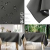 Filumi Tablecloth 120 x 200 cm Grey Washable for Indoor