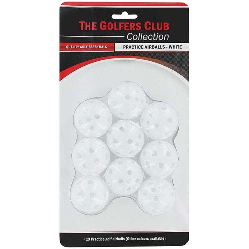 Golfers Club Collection The Dual Colour Practice Balls - Red/Black