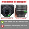 Fire-Rock 67mm Snap-On Front Lens Cap Cover Compatible for Canon