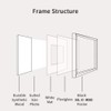 ZYUE 6x8 inch Picture Frame Made of 100% Solid Wood