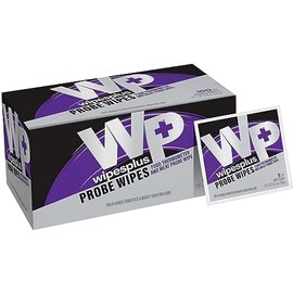 WIPESPLUS Probe Wipes Food Thermometer Wipes, Meat Probe Wipes with Individual Sachets for Home and Business, 1000 Count, (10 Packs of 100 Sachets)