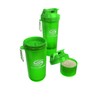 SmartShake Slim NEON GREEN 500ml Multifunctional Protein Shaker